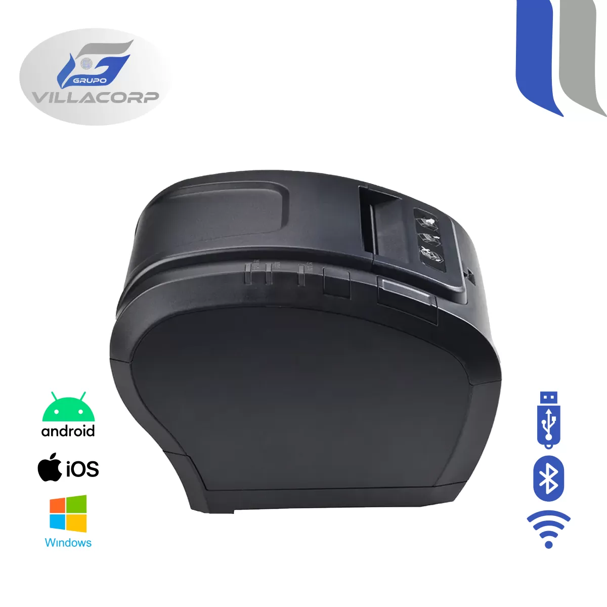 Ticketeras termica 80x80mm - USB + WiFi + Bluetooth