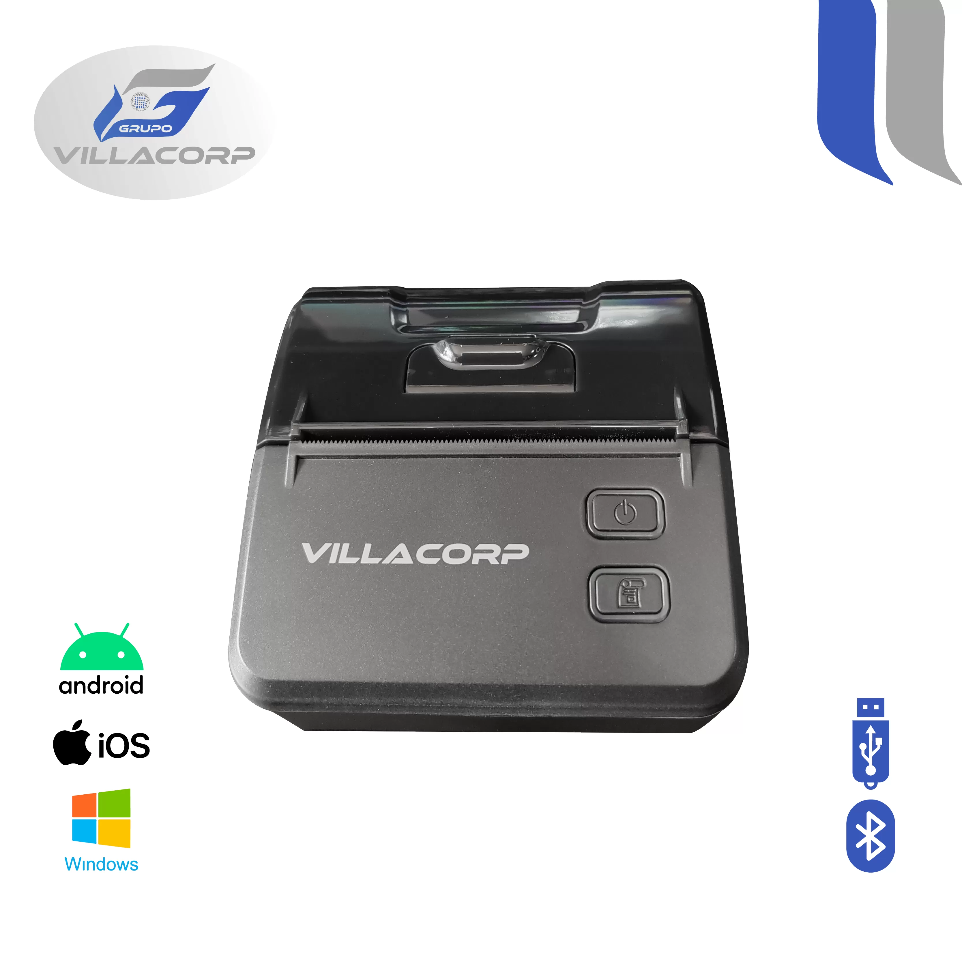 Ticketeras termica Portátil 80x40mm - USB + Bluetooth