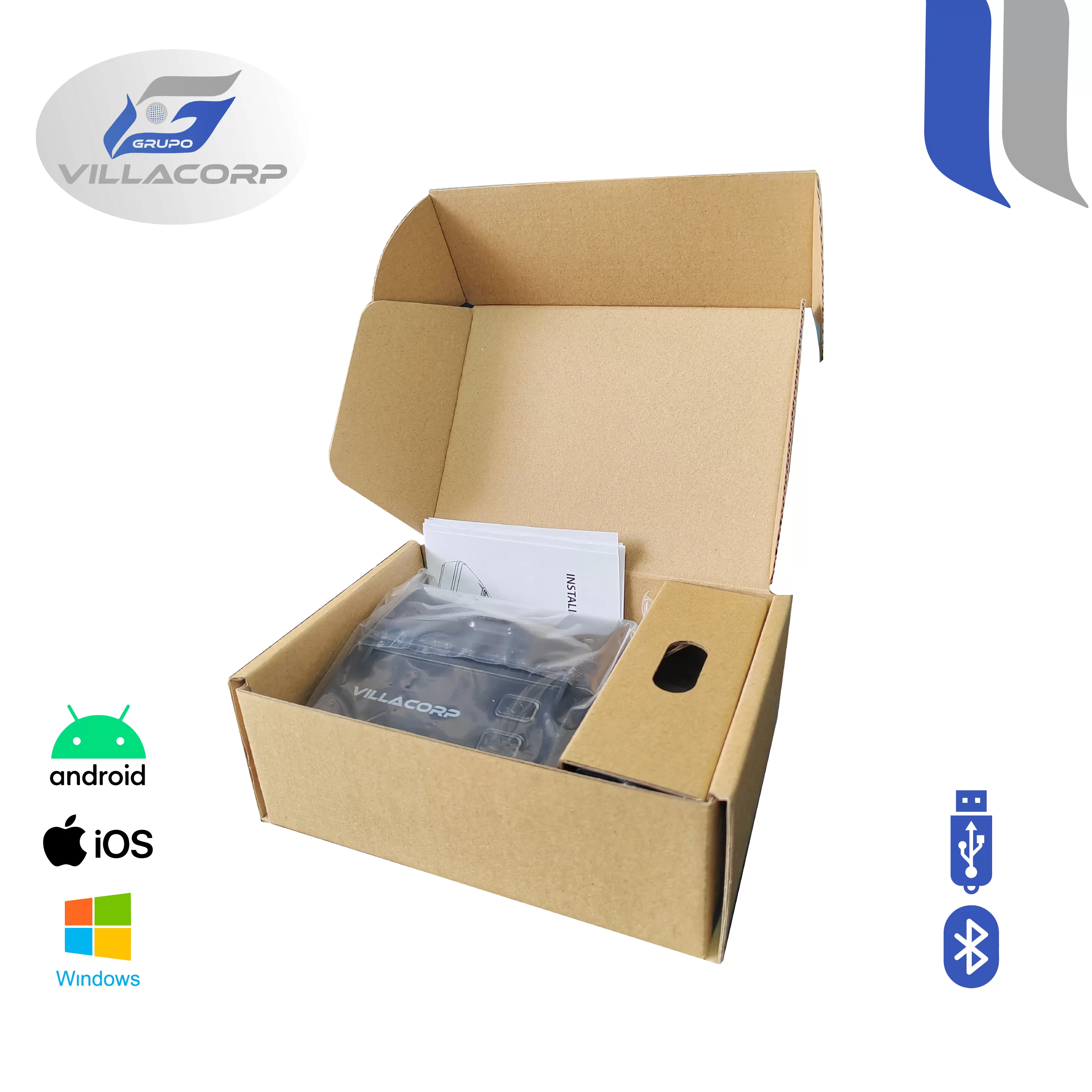 Ticketeras termica Portátil 80x40mm - USB + Bluetooth