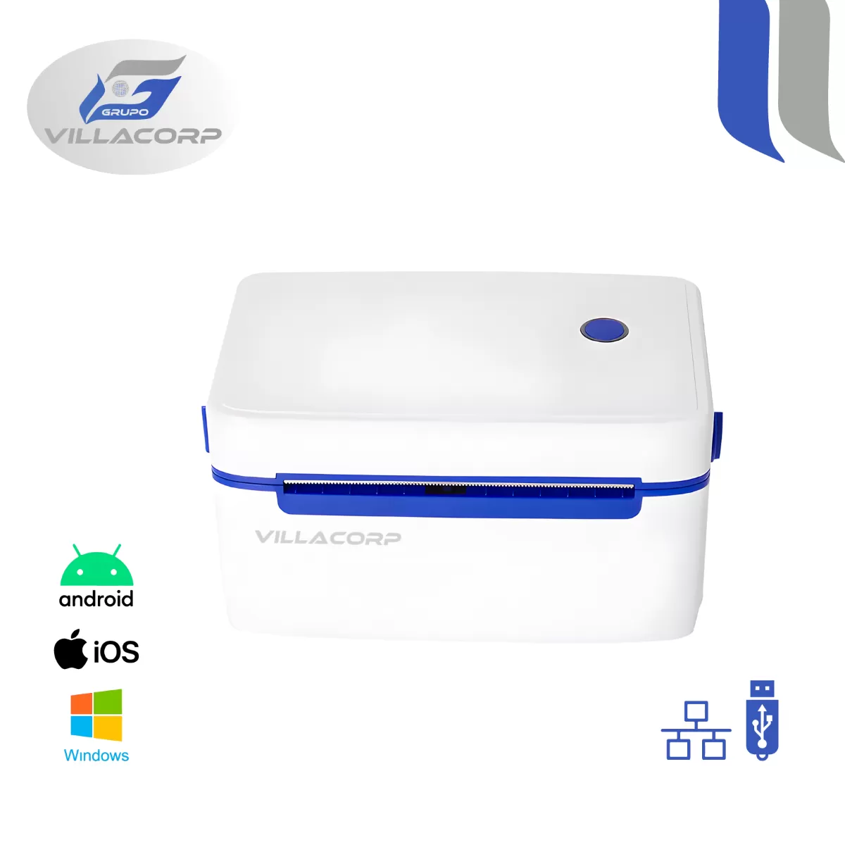 Impresora Térmica de etiquetas 100mm - USB + LAN + RS232