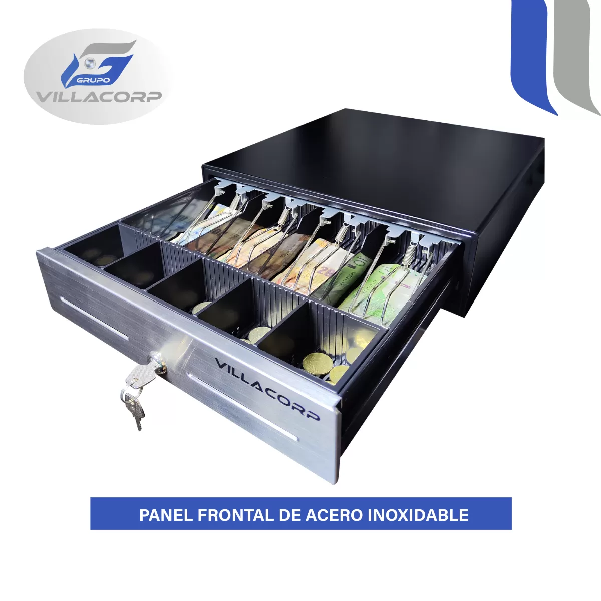 Gaveta de dinero y billetes KR330