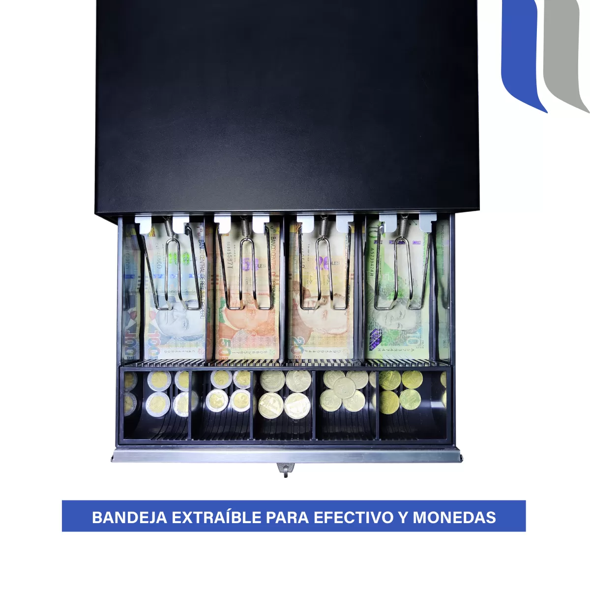 Gaveta de dinero y billetes KR330