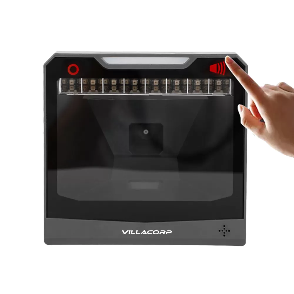 Lector Omnidireccional de Códigos de Barras 1D y QR 2D de Escritorio - Alto Rendimiento